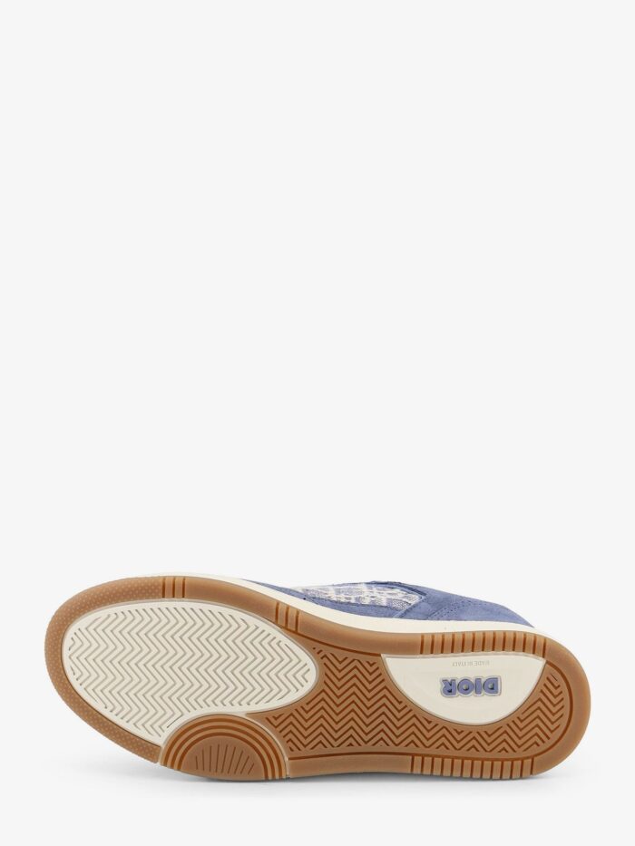 B27 Uptown Dior Oblique Jacquard Fabric And Suede Sneakers
