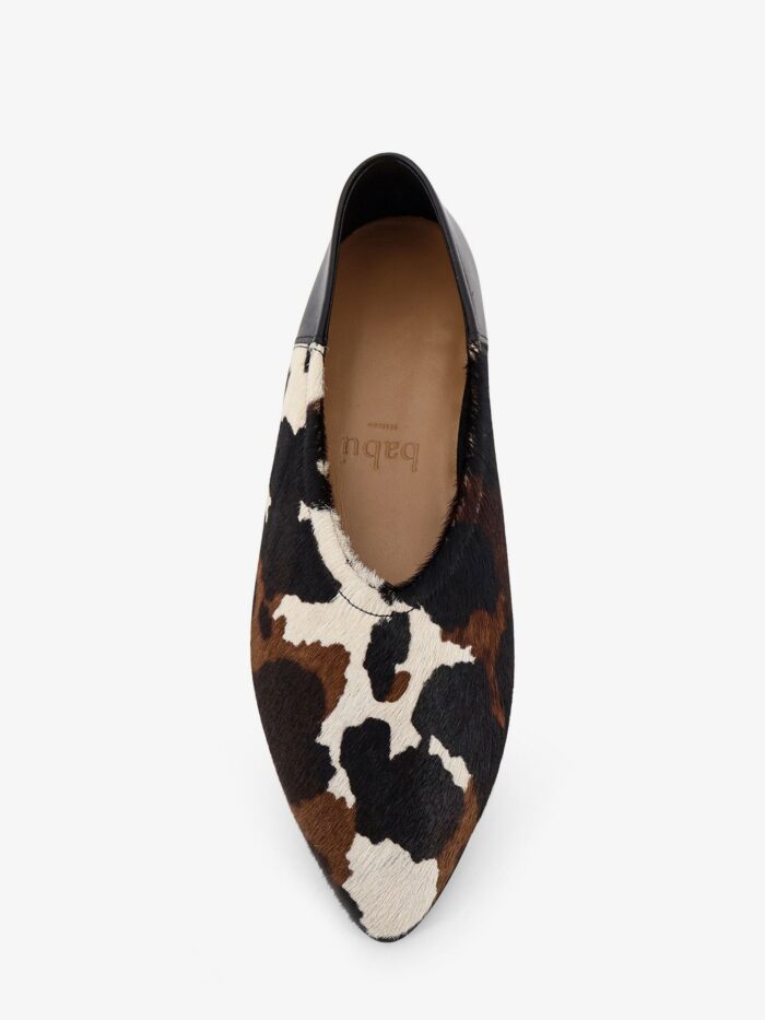 BABÚ MILANO Ponyskin Ballerinas