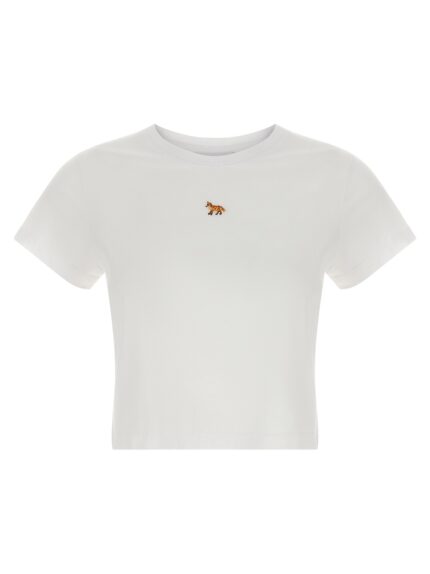 Maison Kitsune 'Baby Fox' Cropped T-shirt