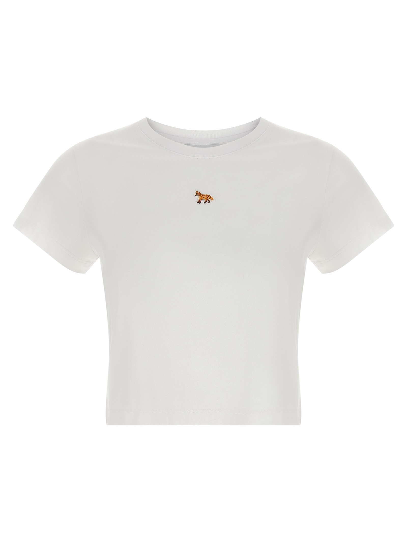 Maison Kitsune 'Baby Fox' Cropped T-shirt