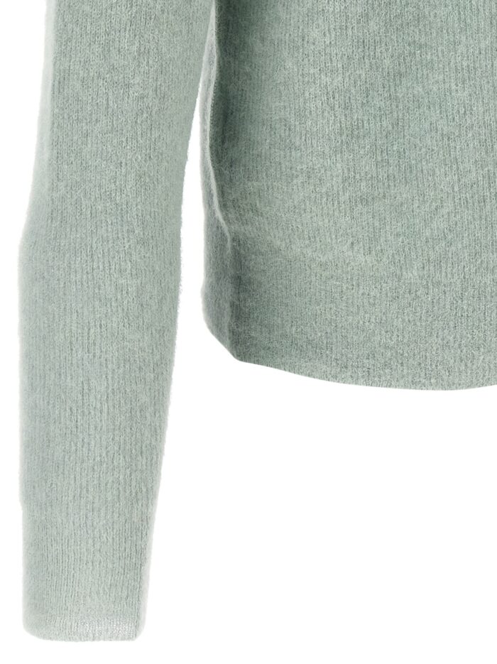 AURALEE 'Baby Suri Alpaca Sheer' Polo Shirt