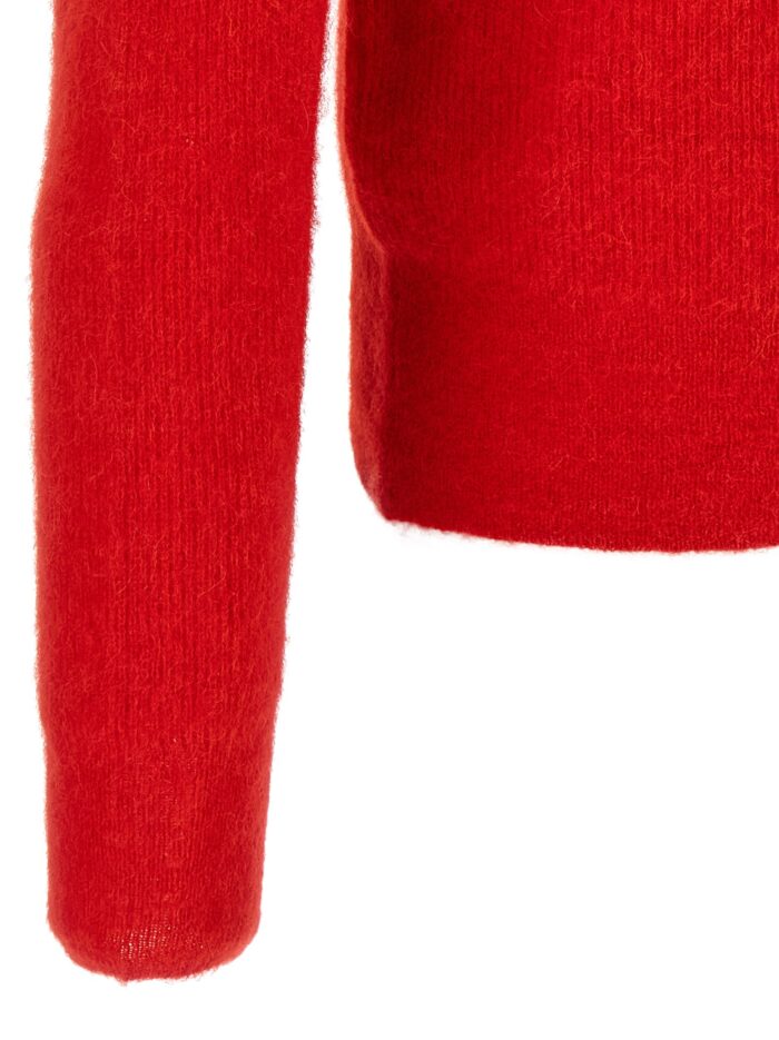 AURALEE 'Baby Suri Alpaca Sheer' Polo Shirt