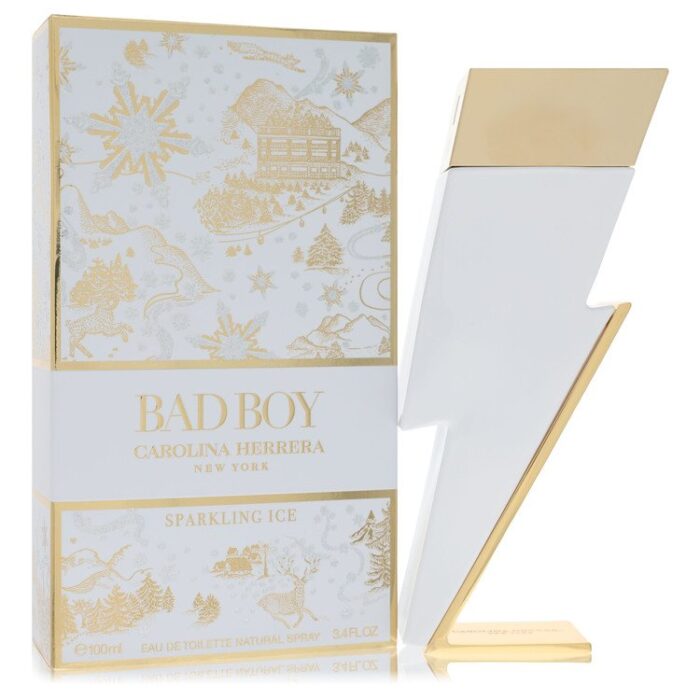 Bad Boy Sparkling Ice By Carolina Herrera - Eau De Toilette Spray 3.4 Oz - Image 1