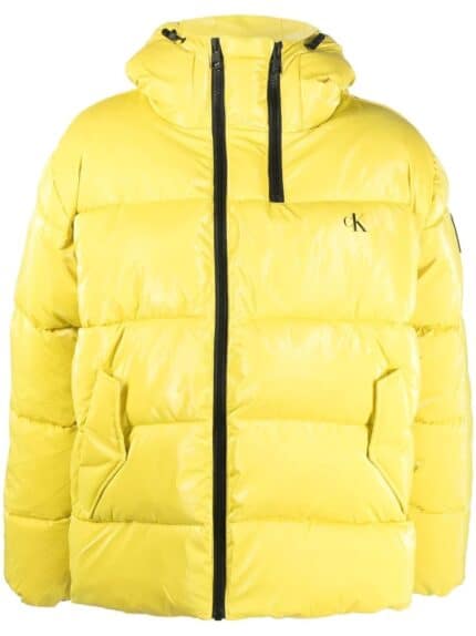 Badge Shine Oversized Puffer