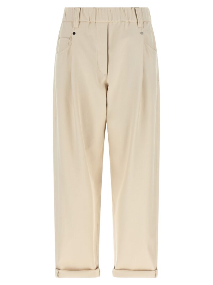 brunello cucinelli 'baggy pull on' pants Brunello Cucinelli 'Baggy Pull-On' Pants