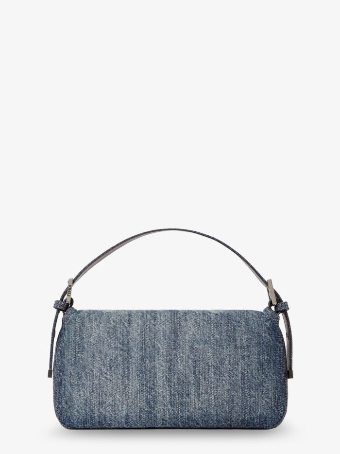 Fendi Baguette 26424 Shoulder Bag In Denim Blue