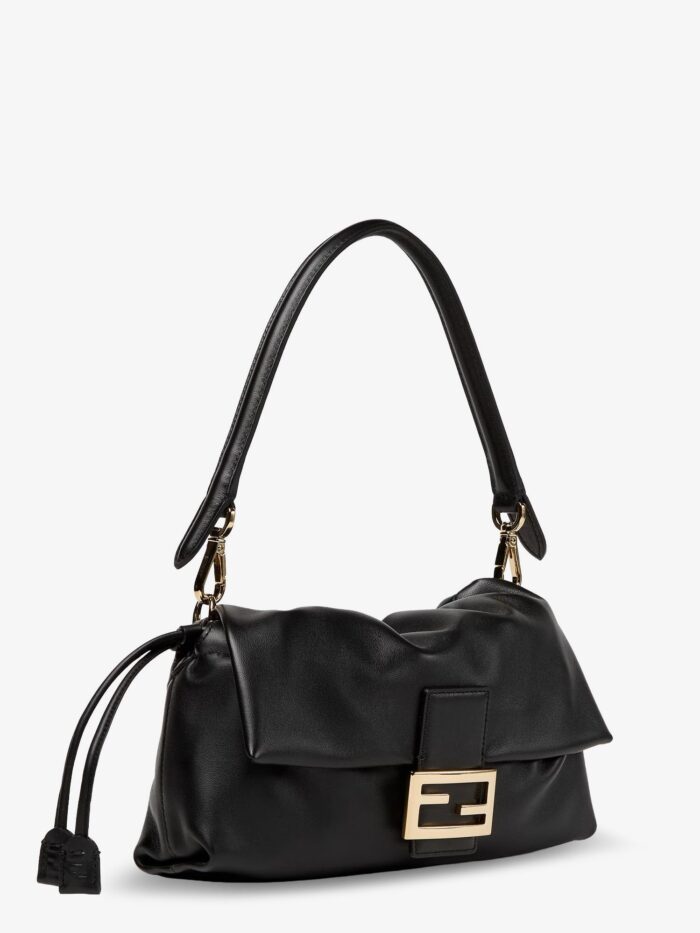 Fendi Baguette Soft Medium Leather Shoulder Bag