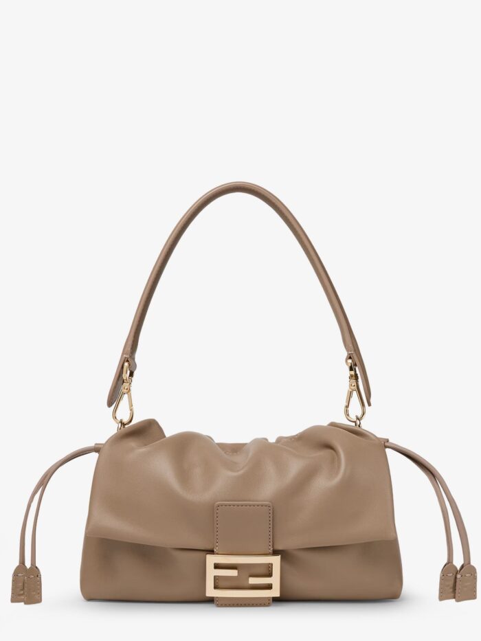 fendi baguette soft medium leather shoulder bag Fendi Baguette Soft Medium Leather Shoulder Bag