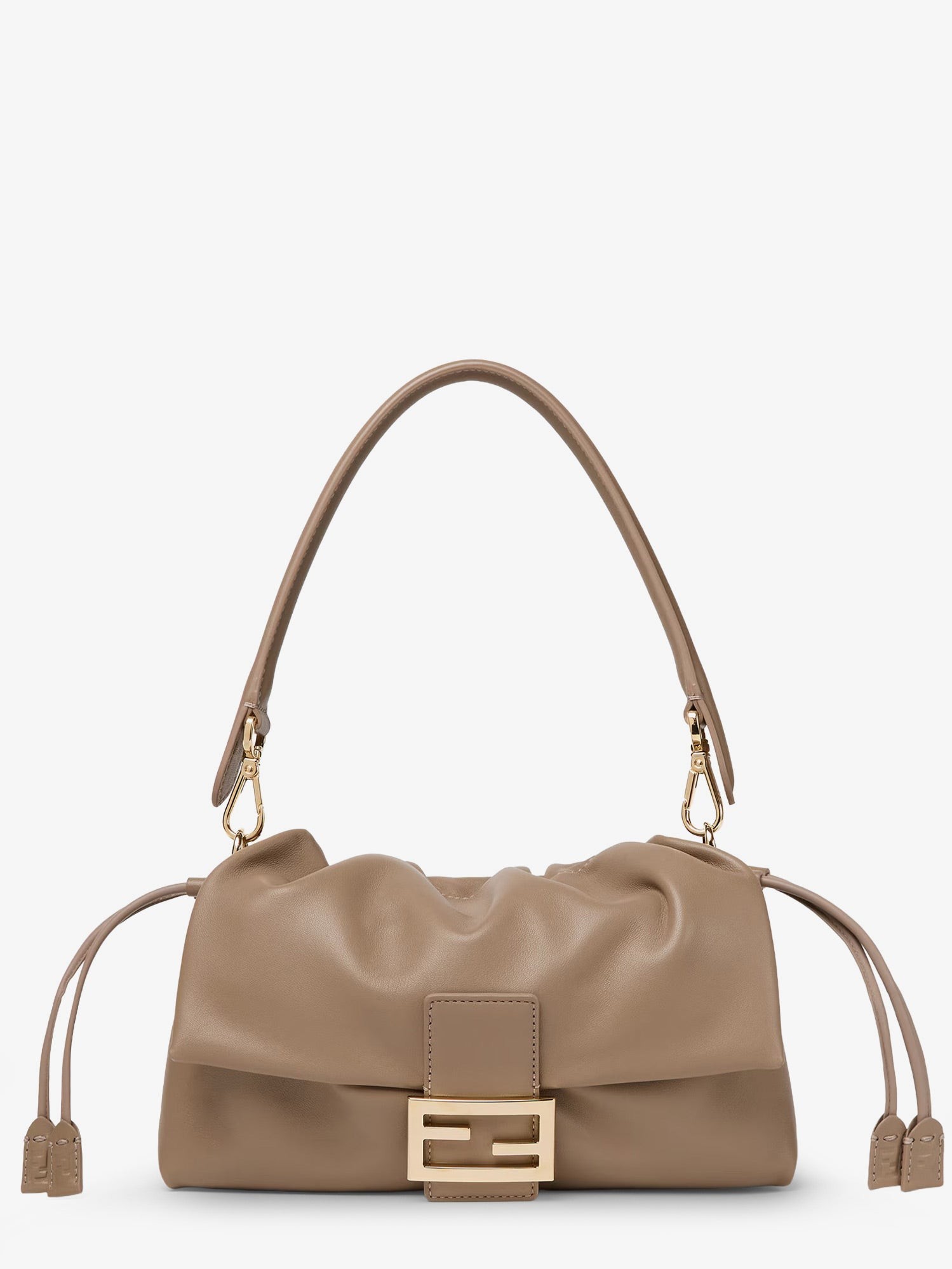 Fendi Baguette Soft Medium Leather Shoulder Bag