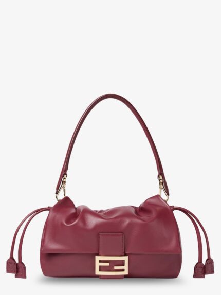 Fendi Baguette Soft Medium Leather Shoulder Bag