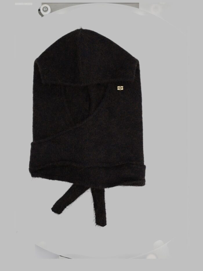 ganni balaclava in misto lana e mohair GANNI Balaclava In Misto Lana E Mohair