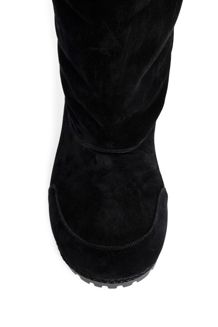 BALENCIAGA Alaska Fur High Boots