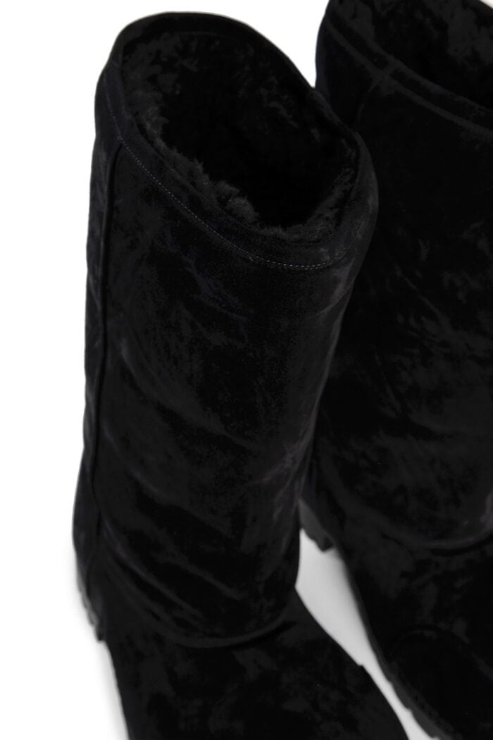 BALENCIAGA Alaska Fur High Boots