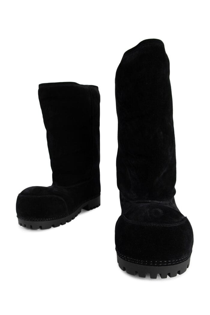 BALENCIAGA Alaska Fur High Boots