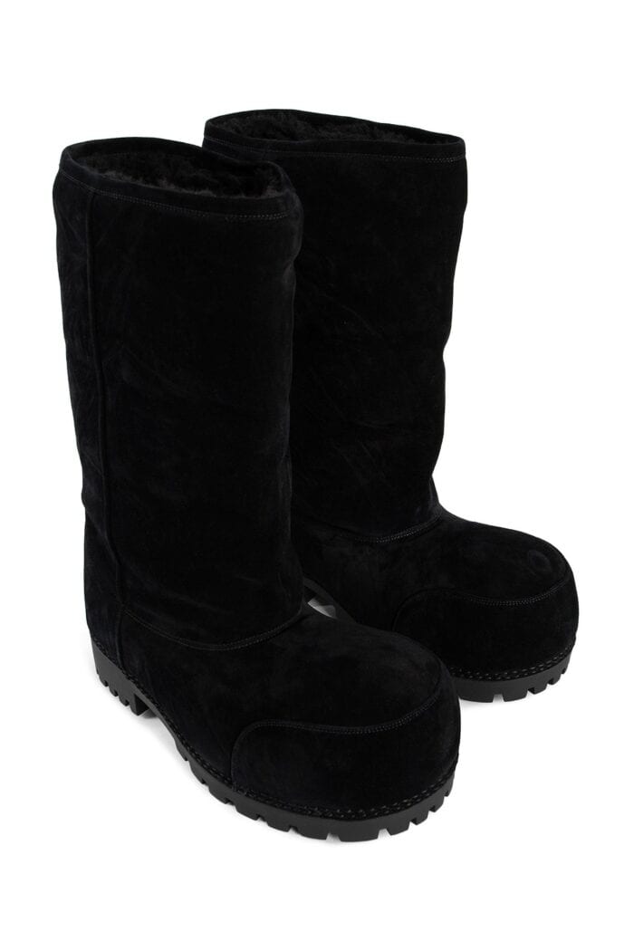 BALENCIAGA Alaska Fur High Boots