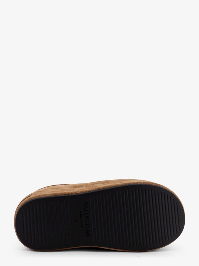 Balenciaga Alaska Soft Suede Mule With Plateau