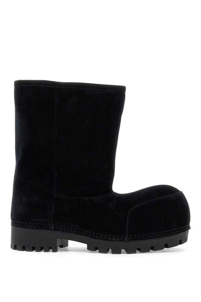 BALENCIAGA 'alaska Suede Leather Fur Snow