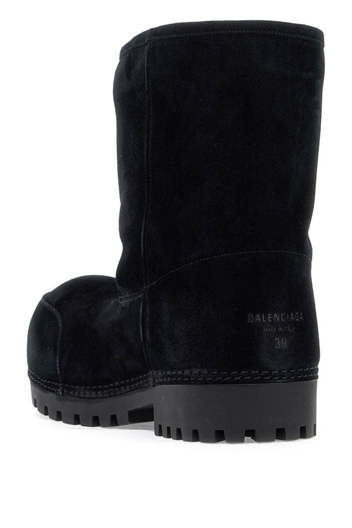 BALENCIAGA 'alaska Suede Leather Fur Snow