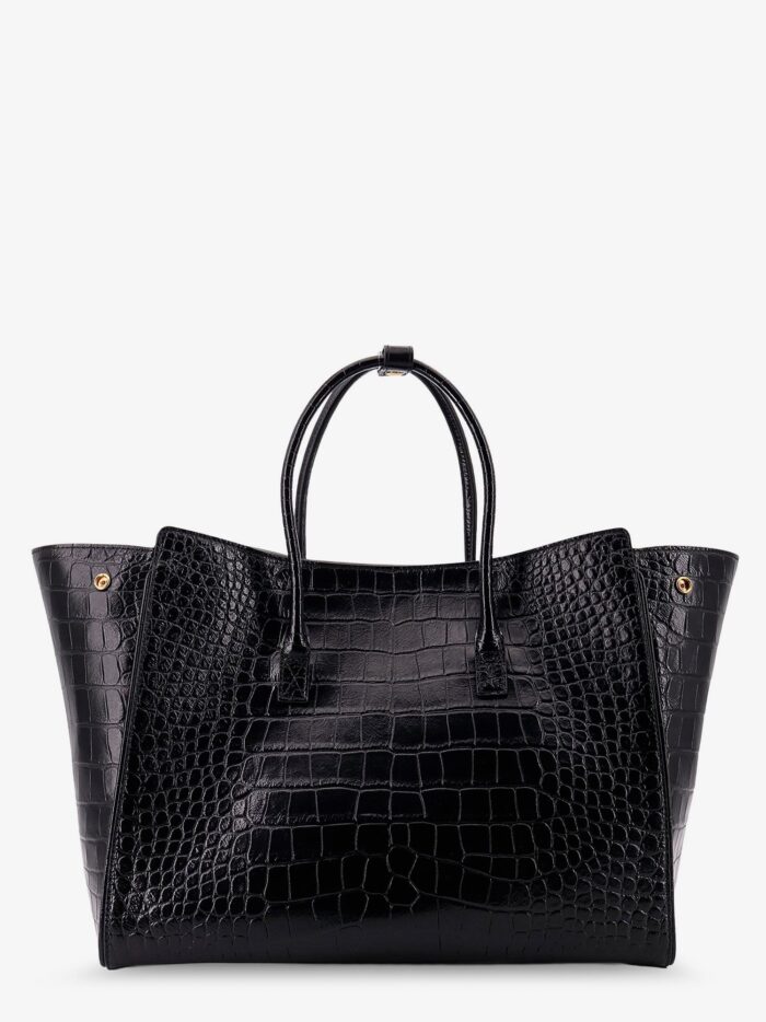 Balenciaga All Hampton Small Leather Shoulder Bag With Croco Effect