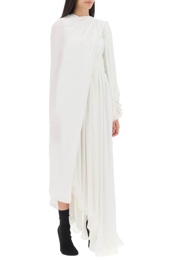 BALENCIAGA All In Draped Maxi Dress