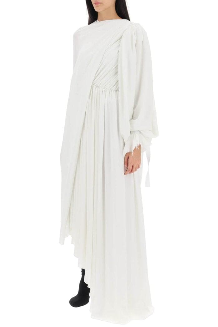 BALENCIAGA All In Draped Maxi Dress