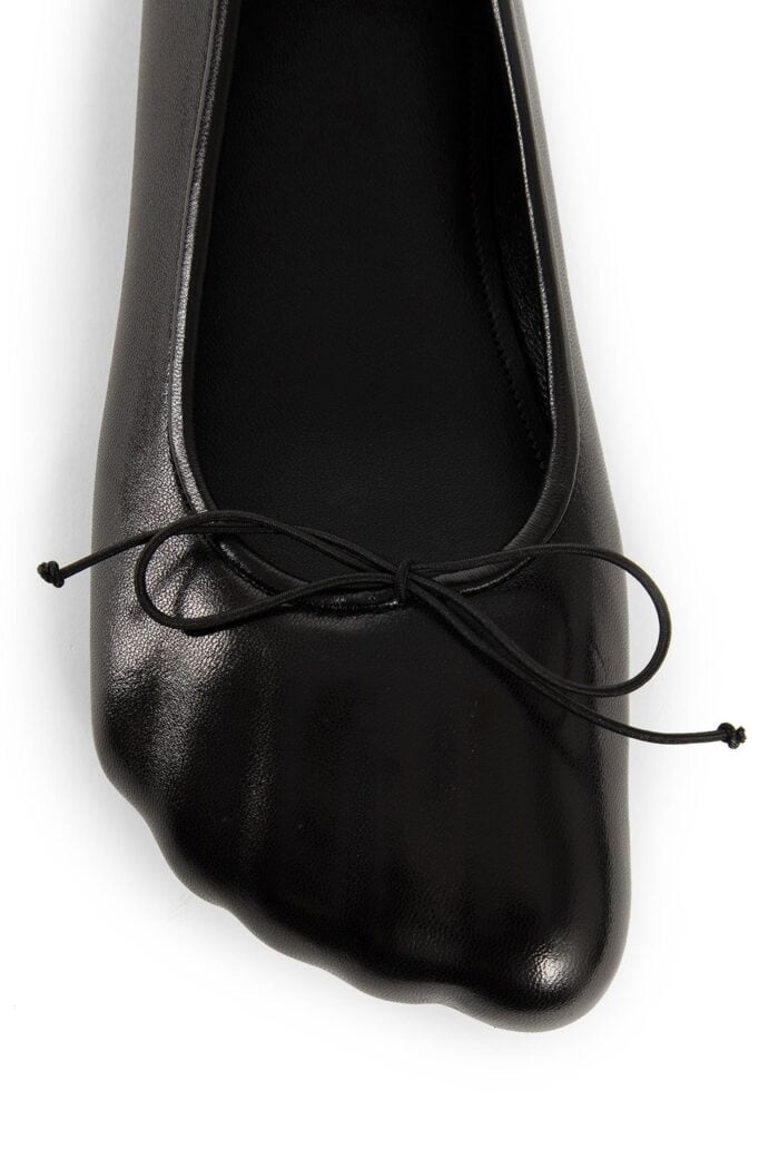 BALENCIAGA Anatomic Ballerinas In Soft Shimy Leather