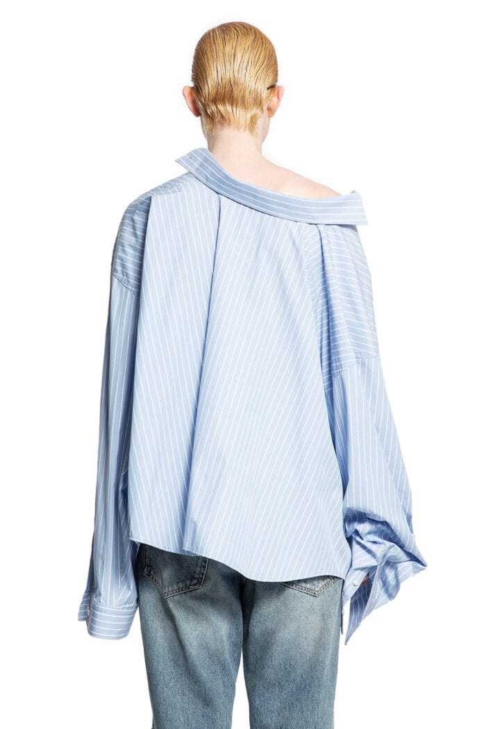 BALENCIAGA Asymmetric Off Shoulder Shirt