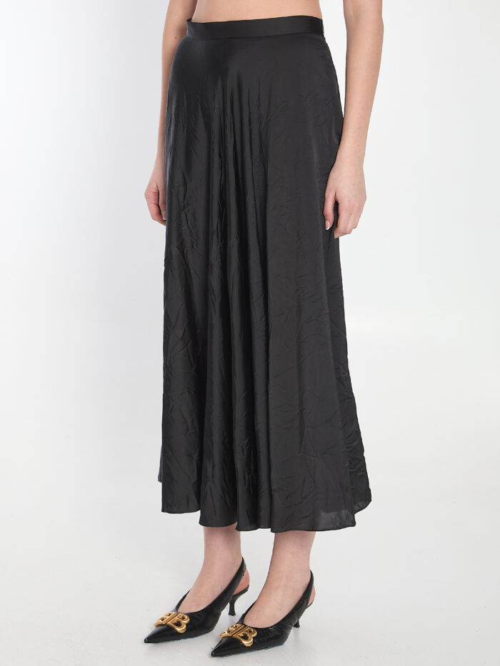 Balenciaga Asymmetrical midi skirt