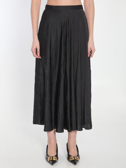 Balenciaga Asymmetrical midi skirt