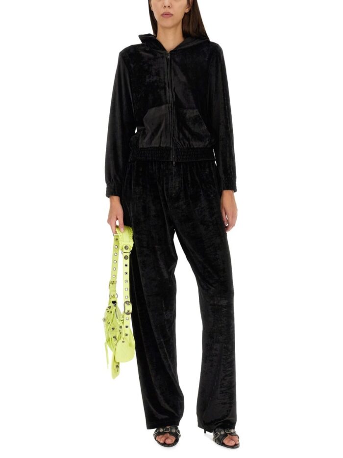 Balenciaga BB PARIS ZIPPERED SWEATSHIRT