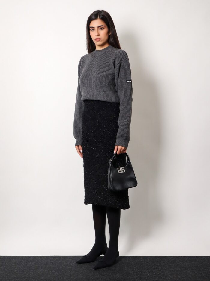 Balenciaga Bb Soft Hobo S Leather Bag