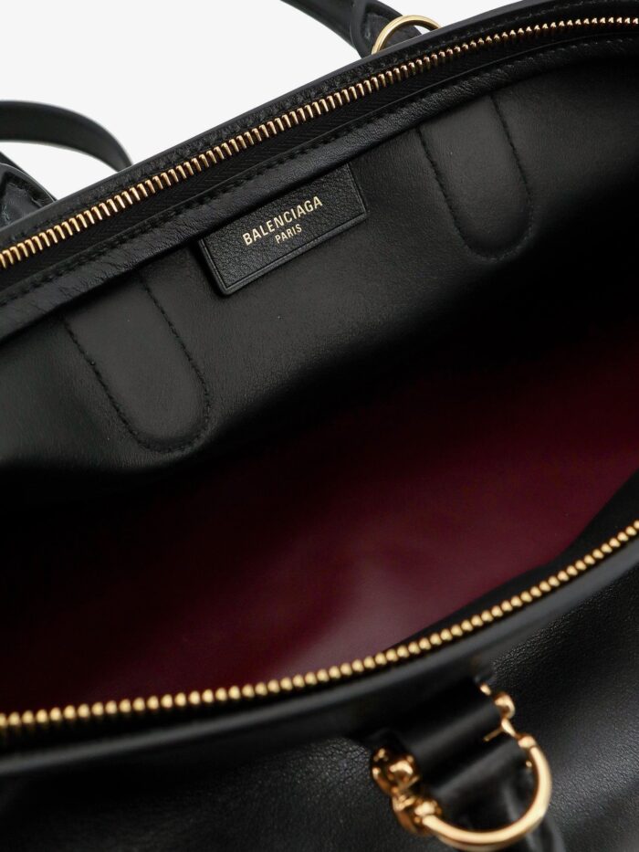 Balenciaga Bolero Bowling Medium Leather Bag
