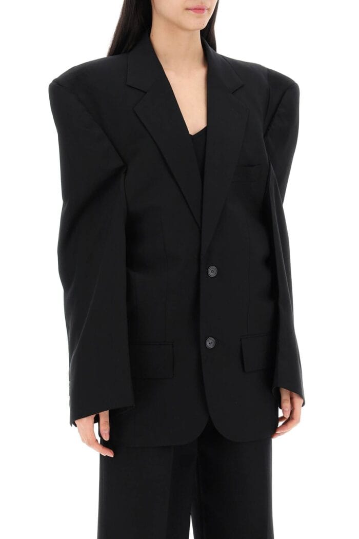 BALENCIAGA Boxy Cut Away Blazer