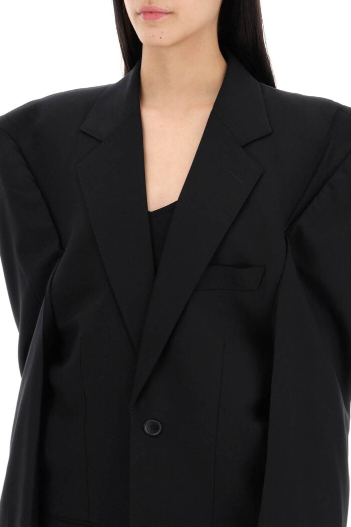 BALENCIAGA Boxy Cut Away Blazer