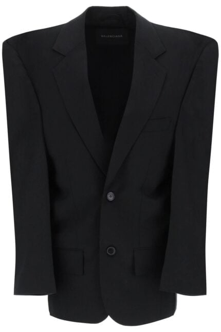 BALENCIAGA Boxy Cut Away Blazer