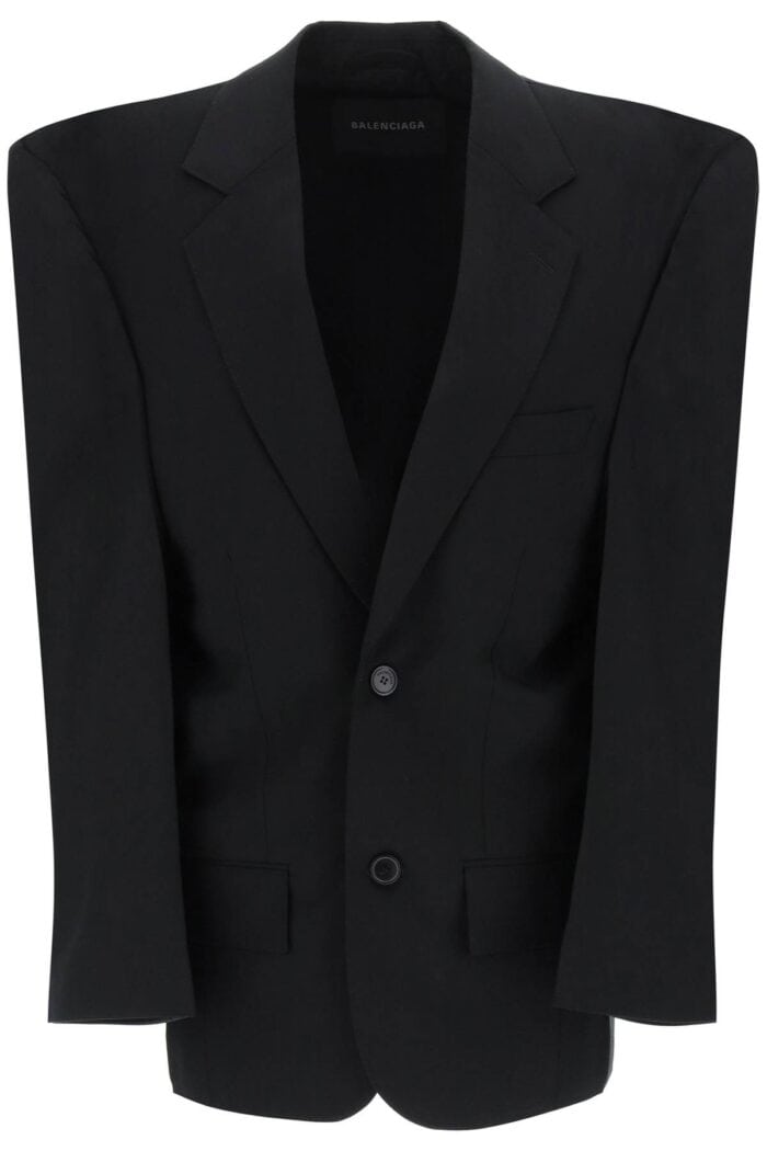 BALENCIAGA Boxy Cut Away Blazer