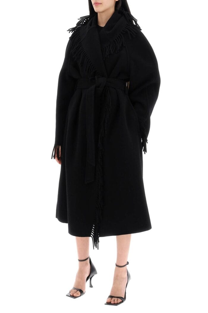 BALENCIAGA Brushed Wool Coat