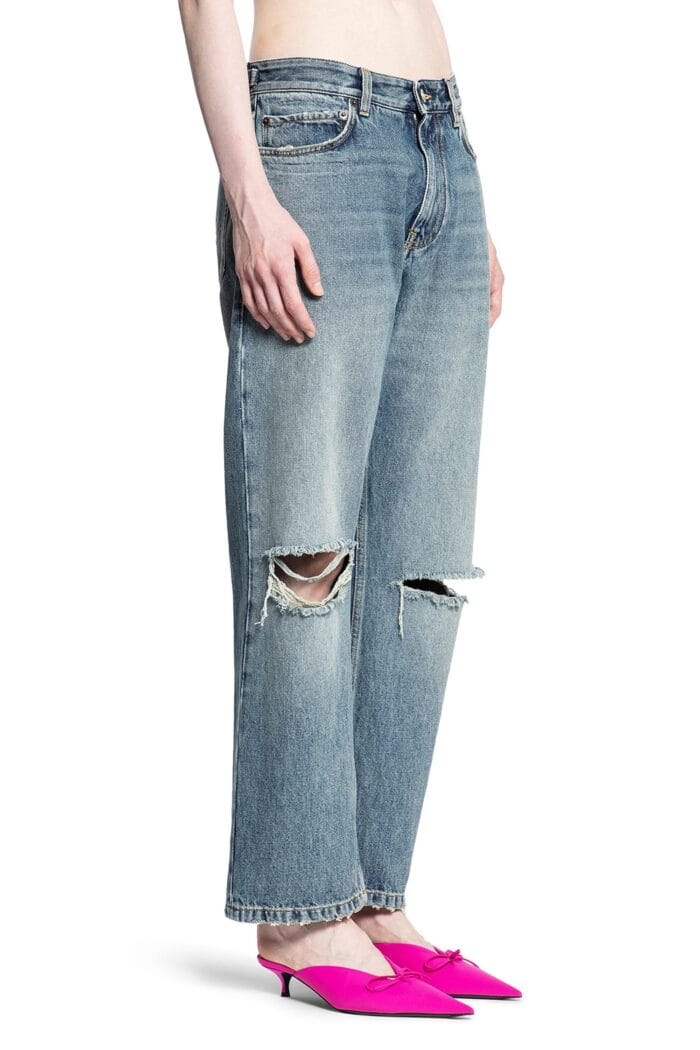 BALENCIAGA Buckle Loose Fit Jeans