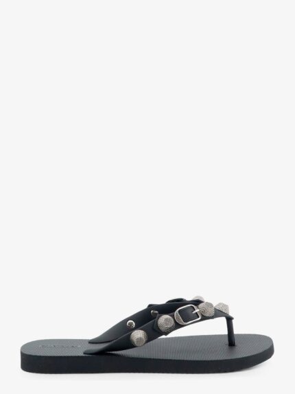 Balenciaga Cagole Flip-flops With Iconic Metal Details