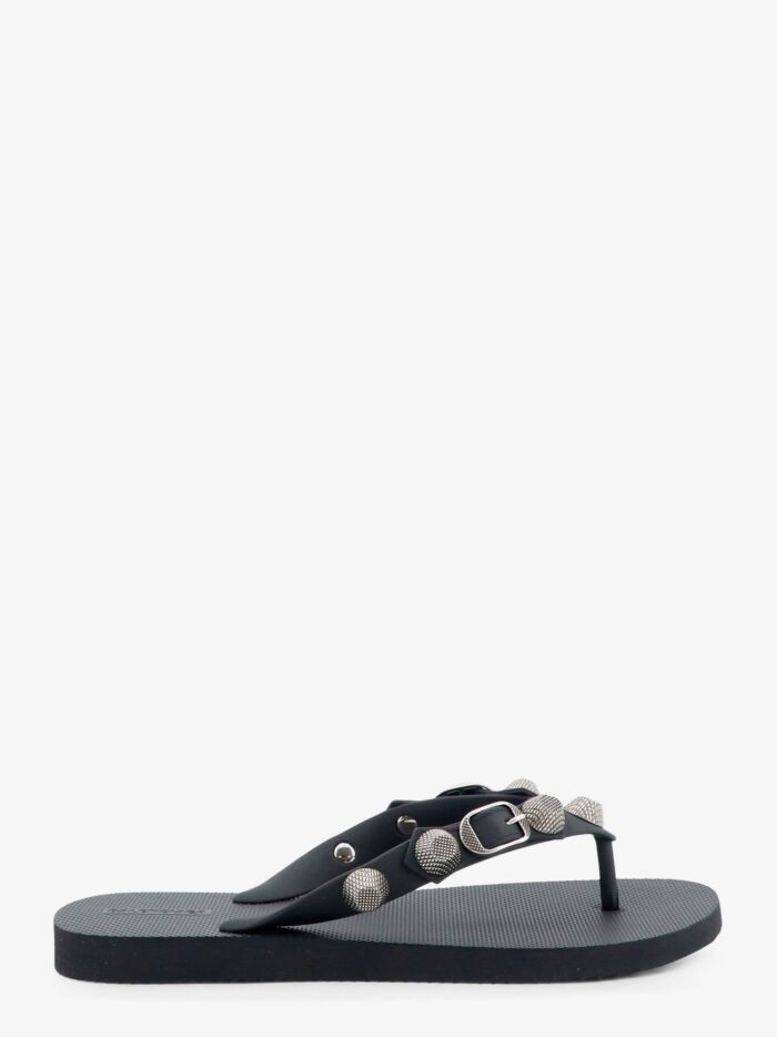 Balenciaga Cagole Flip-flops With Iconic Metal Details