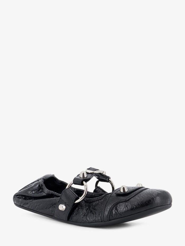 Balenciaga City Flat L005 Leather Ballerinas