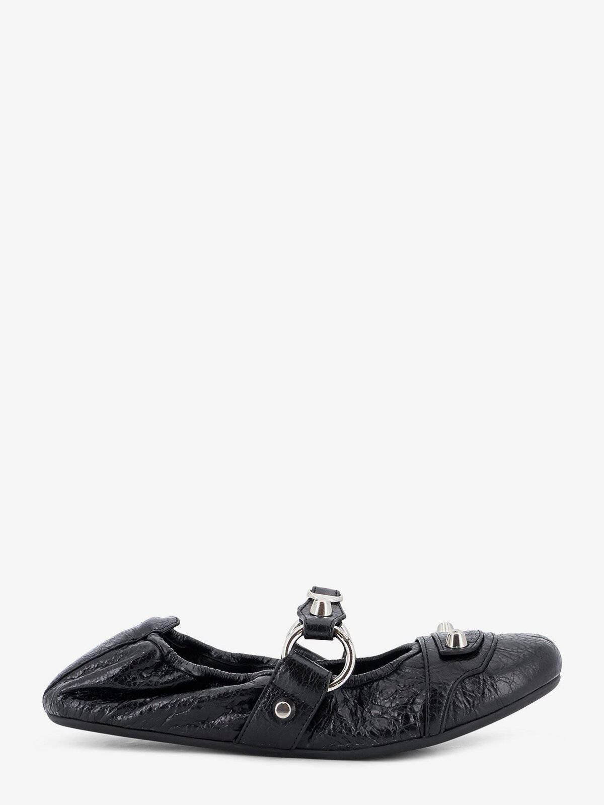 Balenciaga City Flat L005 Leather Ballerinas