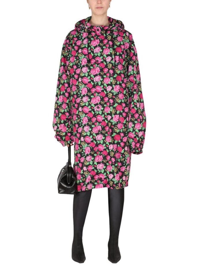 Balenciaga COAT WITH FLORAL PATTERN