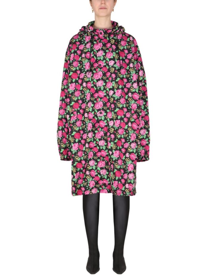 Balenciaga COAT WITH FLORAL PATTERN