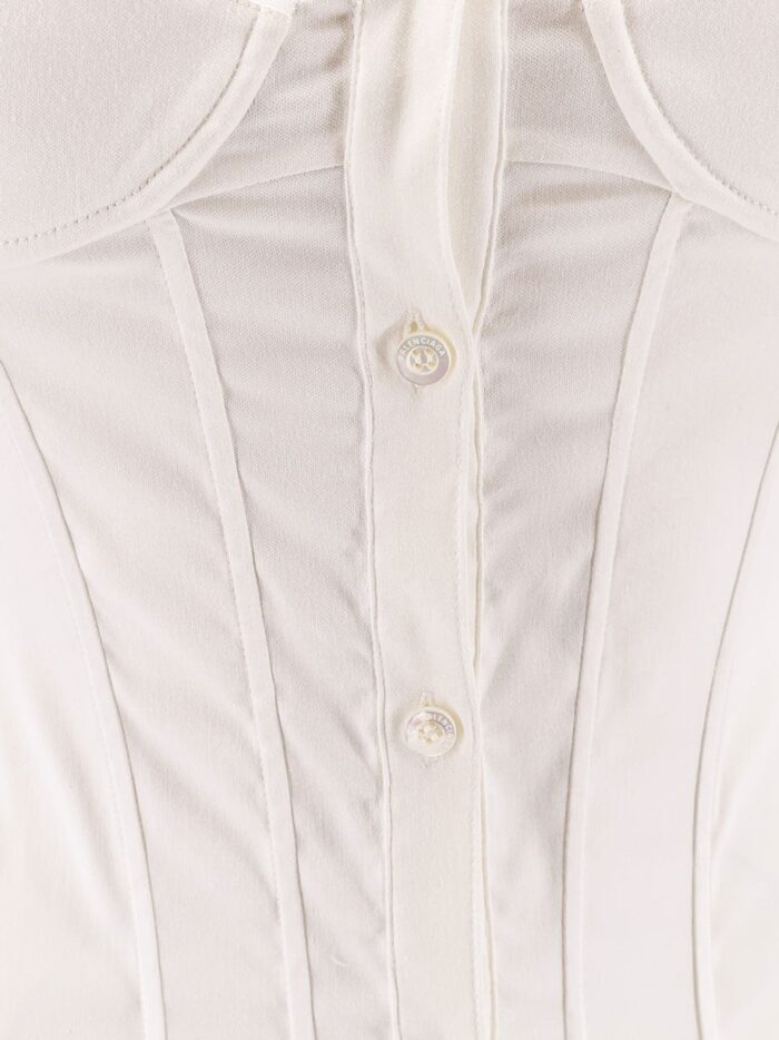 Balenciaga Cotton Blend Corset Shirt