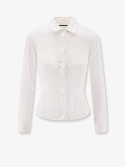 Balenciaga Cotton Blend Corset Shirt