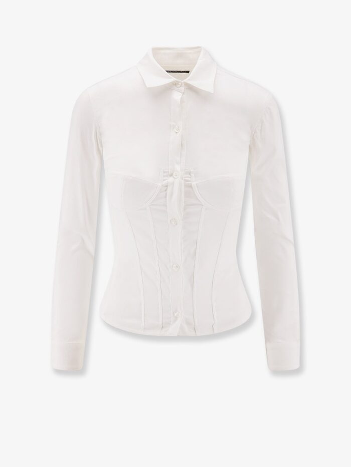 Balenciaga Cotton Blend Corset Shirt