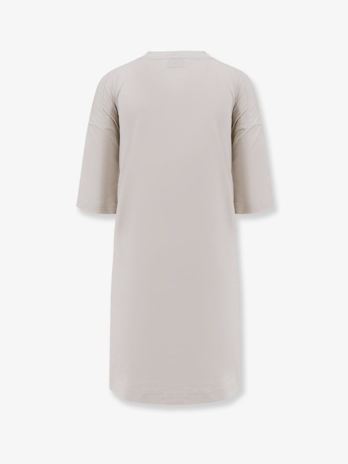Balenciaga Cotton Jersey Semi Fitted Short Dress