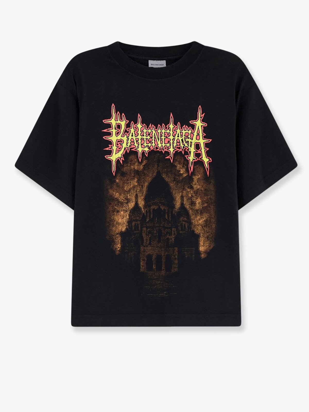 Balenciaga Cotton T-shirt With Sacrè Coeur Print