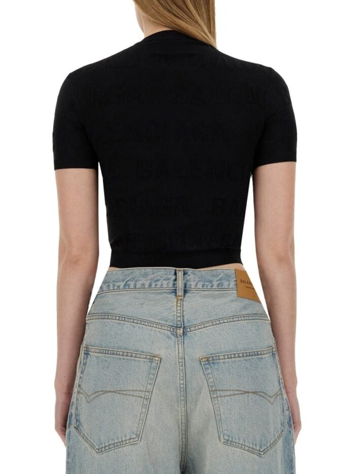Balenciaga CROPPED SHIRT